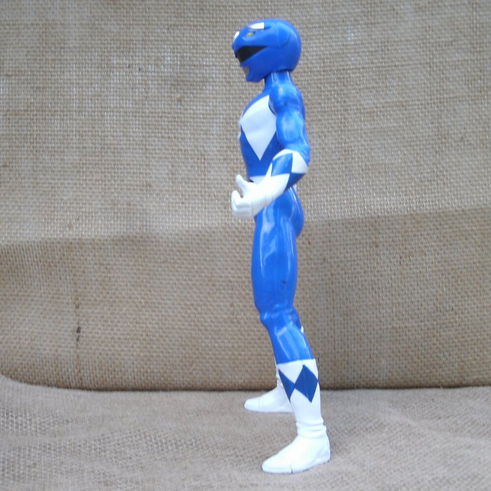 Power Rangers Blue Ranger Plastic Figure Hasbro 2020 - Picture 7 of 14